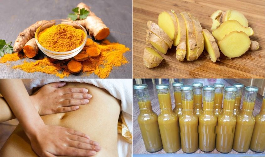 Nguyên liệu làm rượu gừng nghệ