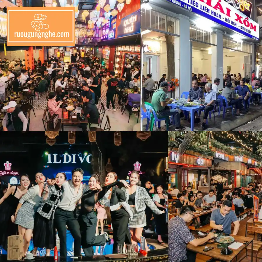 Quán nhậu hay ở Hà Nội là như thế nào?