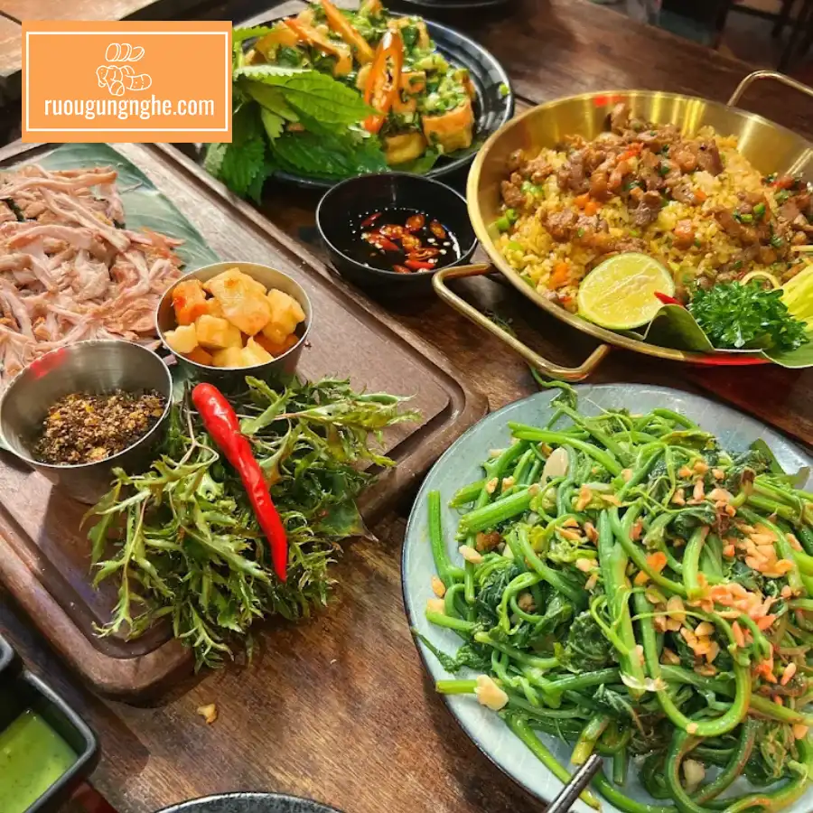 Menu độc đáo tại Lê Đại Hành