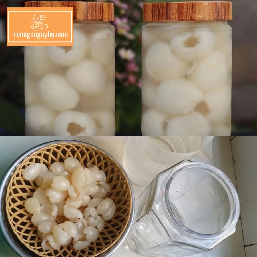 Cách ngâm phát huy tối đa tác dụng của quả vải ngâm rượu